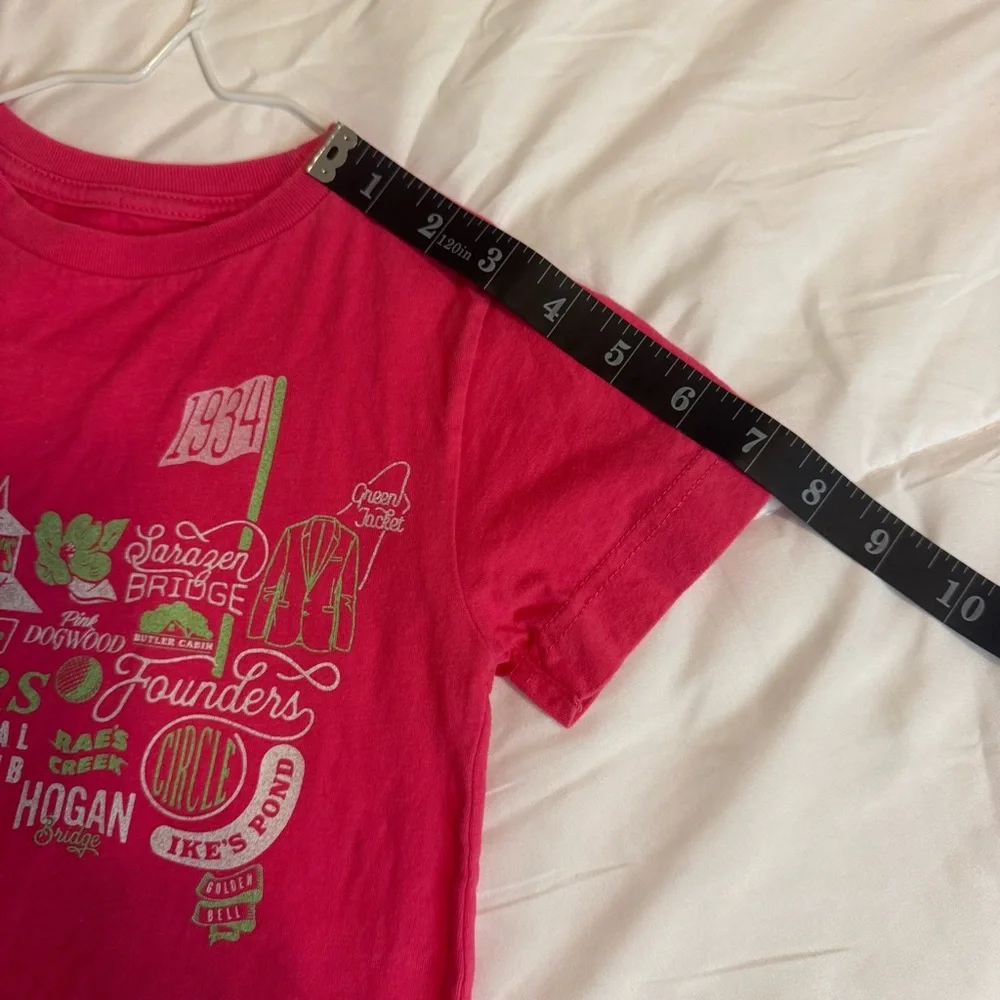 The Masters Pink Golf Youth T-Shirt size xsmall - Picture 8 of 11